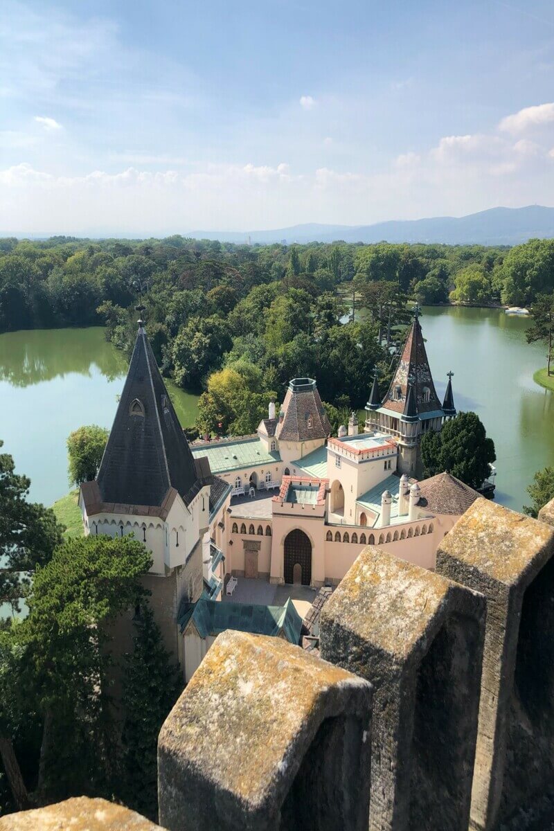 Franzensburg water castle near vienna