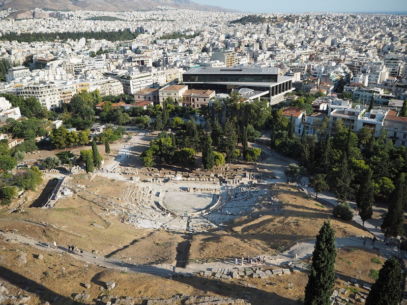 amphitheatre dionysus south slope acropolis athens