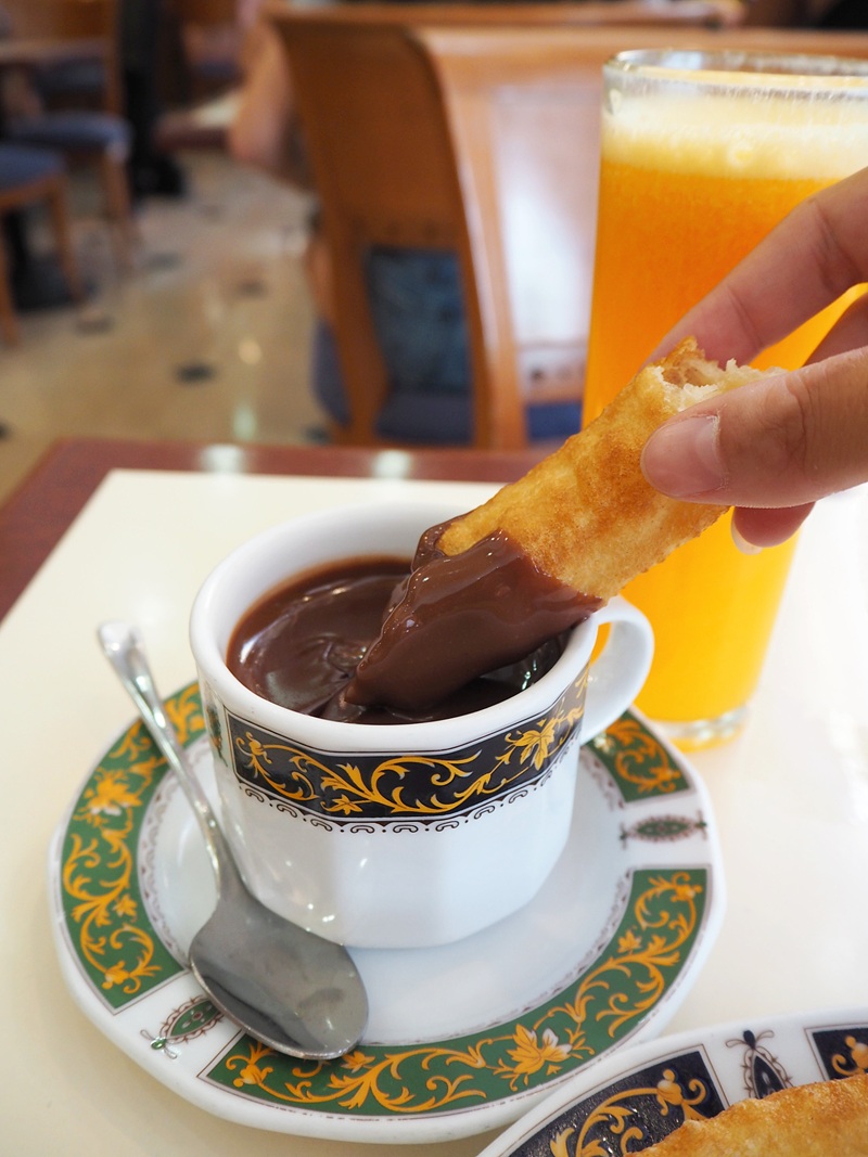 traditional churros in Granada Spain