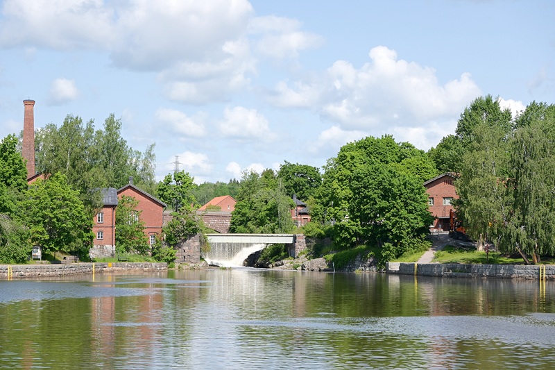 Helsinki Vanhankaupunkinkoski rapids and waterfall