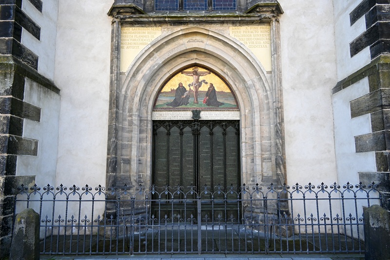 Thesen Door in Lutherstadt Wittenberg
