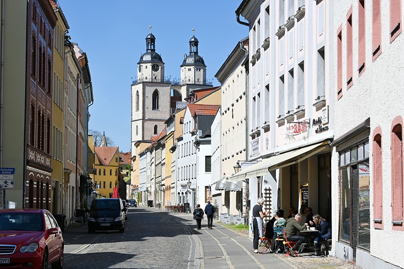 local cafe in lutherstadt wittenberg germany